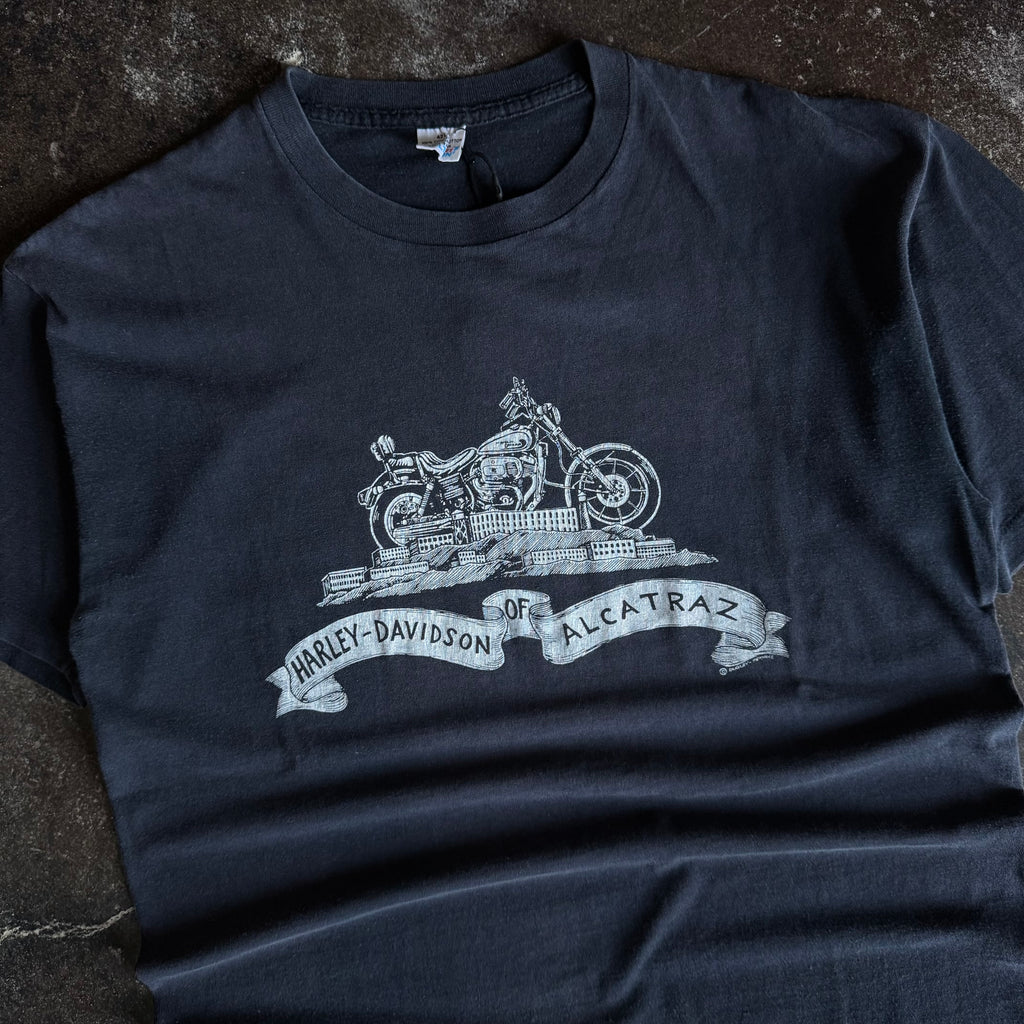 80’s Harley Alcatraz Dudley Perkins Dealer Tee (L)