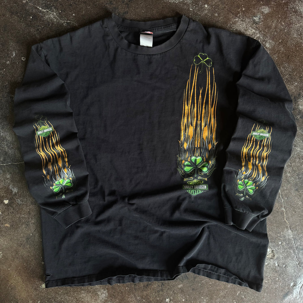 Y2K Harley Davidson St Patrick’s Day RARE Longsleeve (XXL)