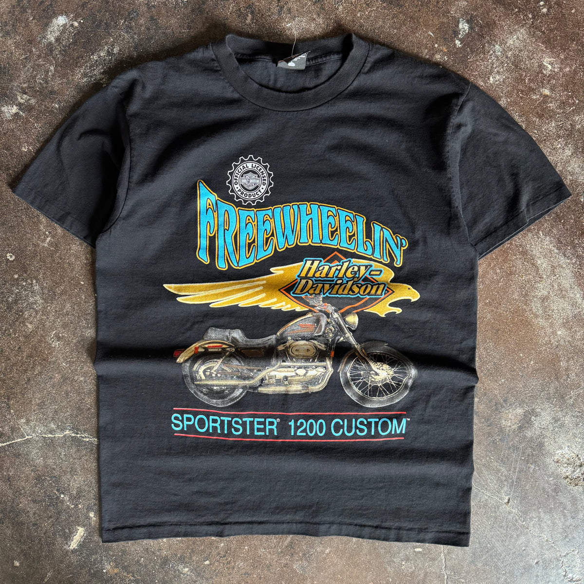 90’s Harley Free Wheelin’ Sportster Tee (L)
