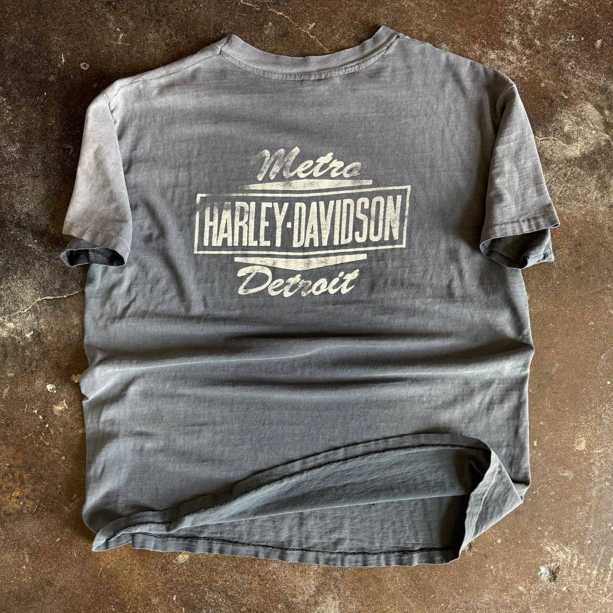 80’s Harley Wing Emblem Sun Faded Tee (XL)