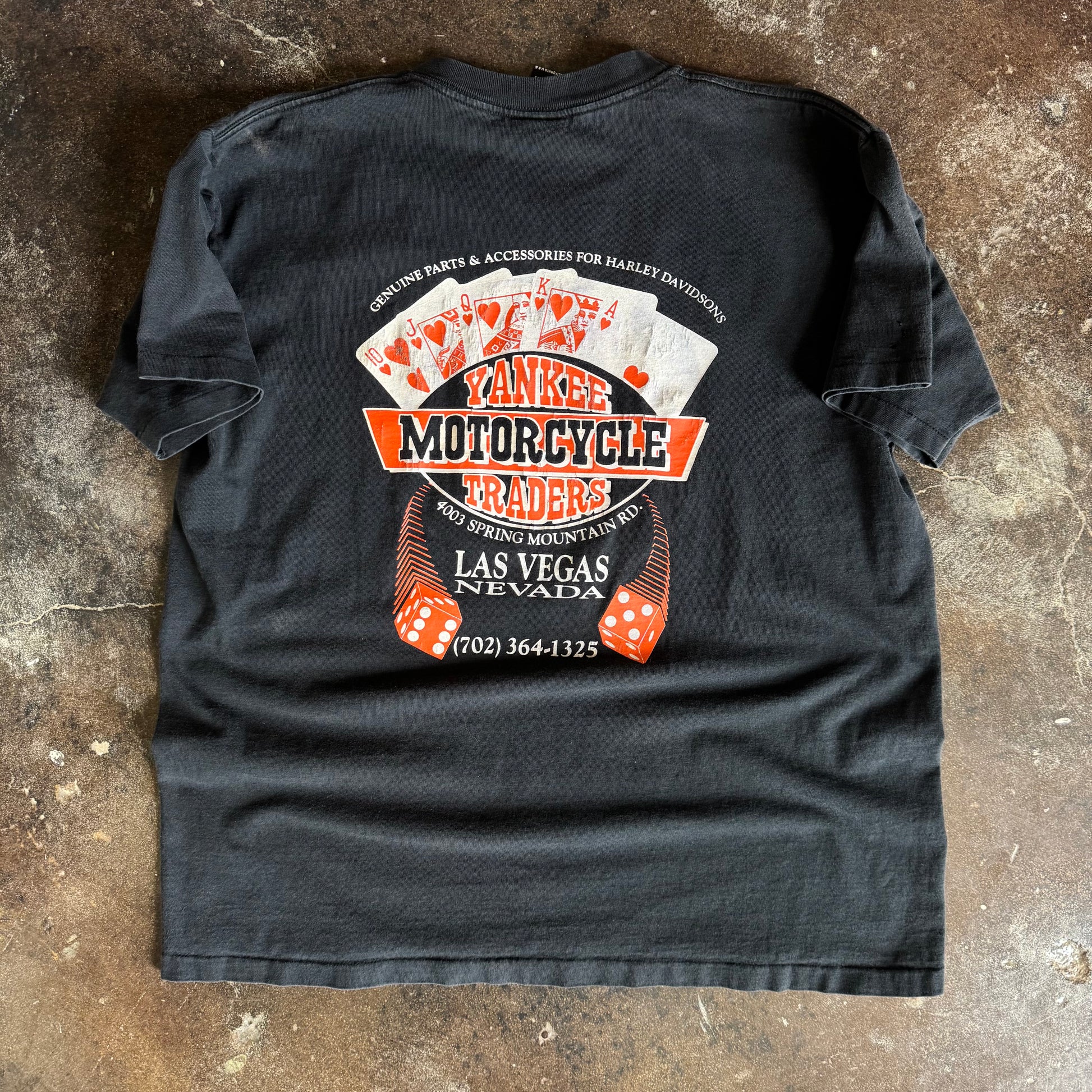 90’s Indian Motorcycles Las Vegas Poker Tee (L/XL)