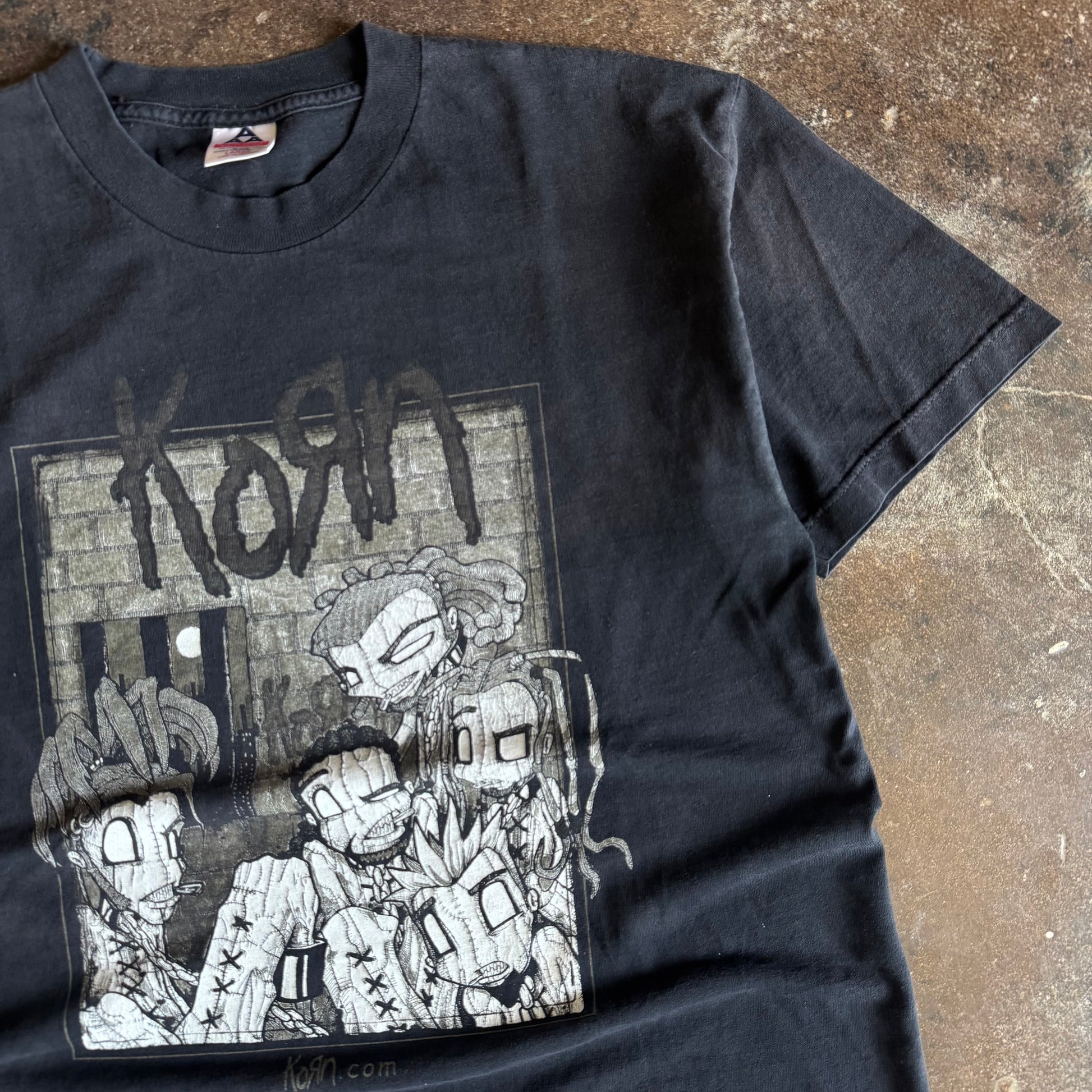 Y2K Korn Sick & Twisted Band Tour Tee (L)