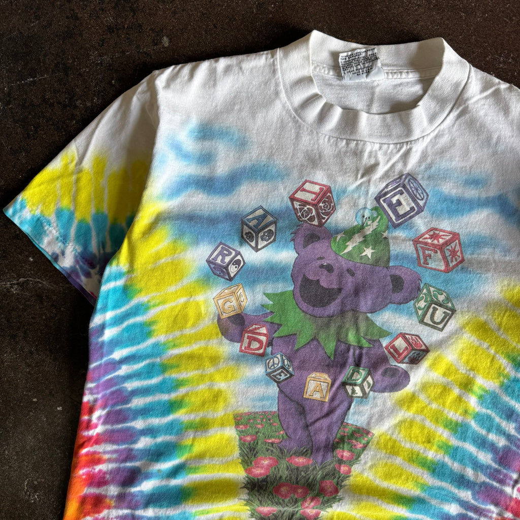 90’s Grateful Dead Circus Bear Tye Dye Band Tee (L)