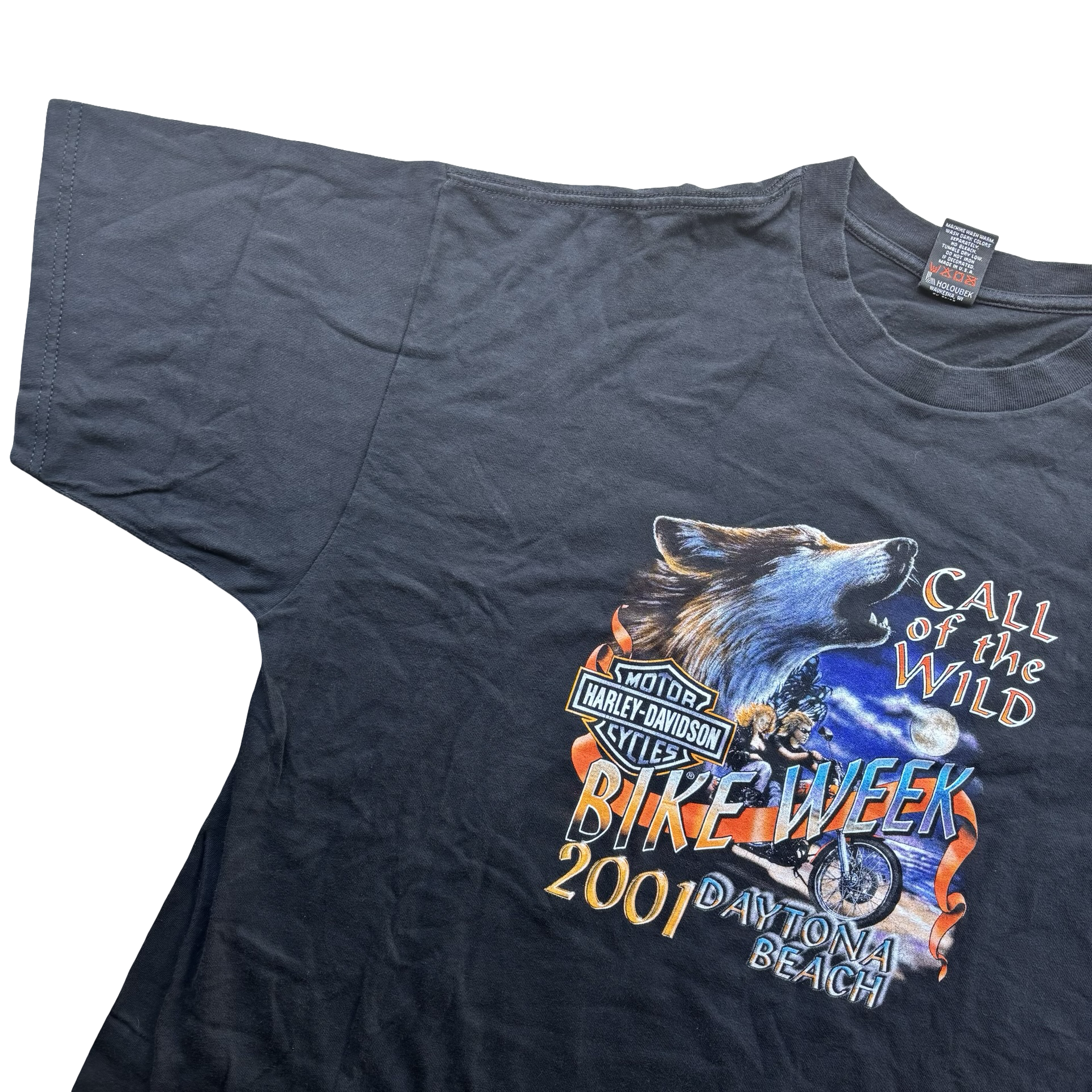 Y2K Harley Call of the Wild Bike Week Tee Size XXL
