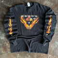 Y2K Harley Flaming 8 Ball Illinois Pool Longsleeve Tee (XL)