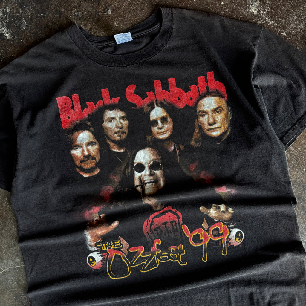 ‘99 Ozzfest Black Sabbath Band Portrait Tee (XL)