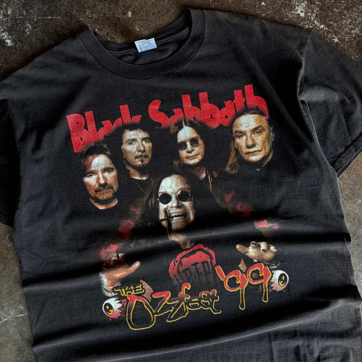 ‘99 Ozzfest Black Sabbath Band Portrait Tee (XL)