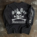 Y2K Sick Boy Motorcycles Skull Longsleeve (XL)