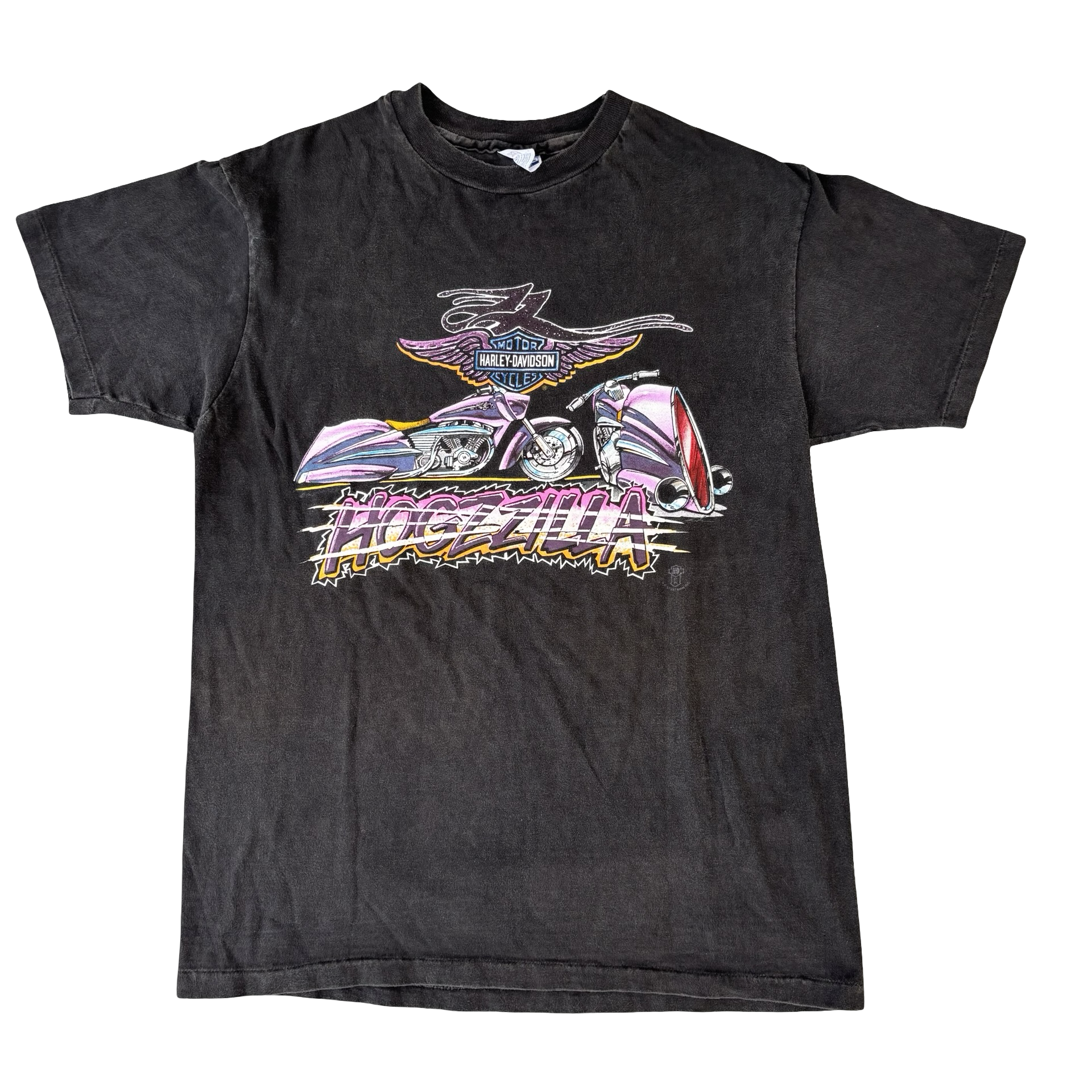 80’s Harley Hogzilla Motorcycle Tee Size L