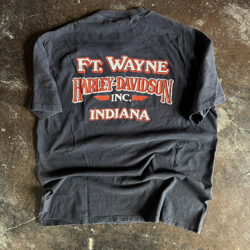 80’s Harley American By Birth Indiana Tee (XL)