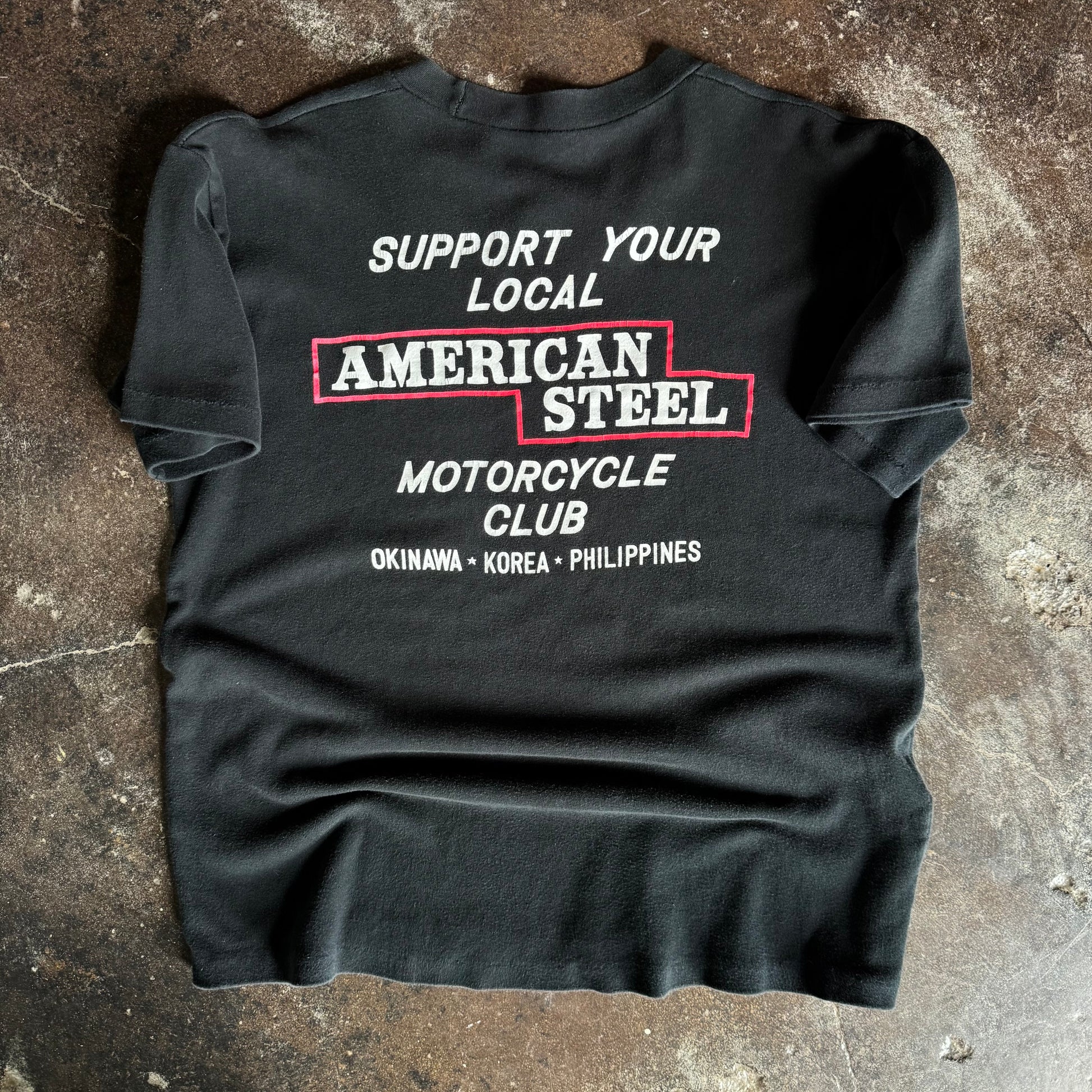 90’s Harley Korea “Morning Calm” American Steel Tee (L)