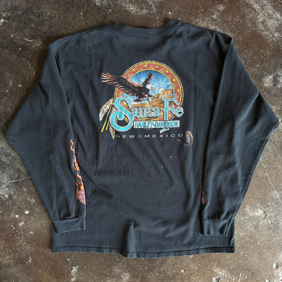 90’s Y2K Harley Flame Emblem Long Sleeve (XL)