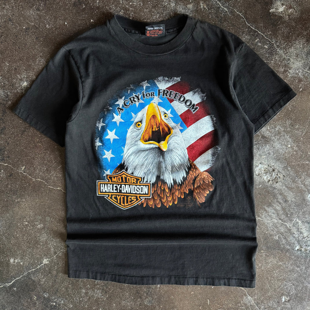 80’s Harley “Cry For Freedom” Scotland Tee (M)