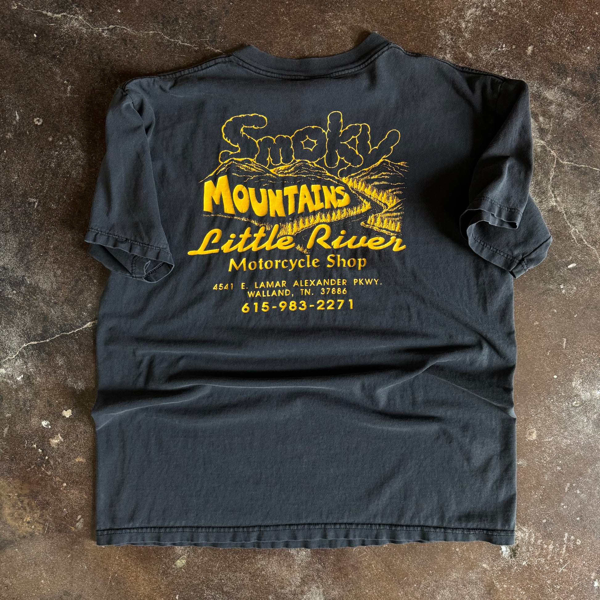 90’s Harley Davidson Smoky Mountains Nutmeg Tee (L/XL)