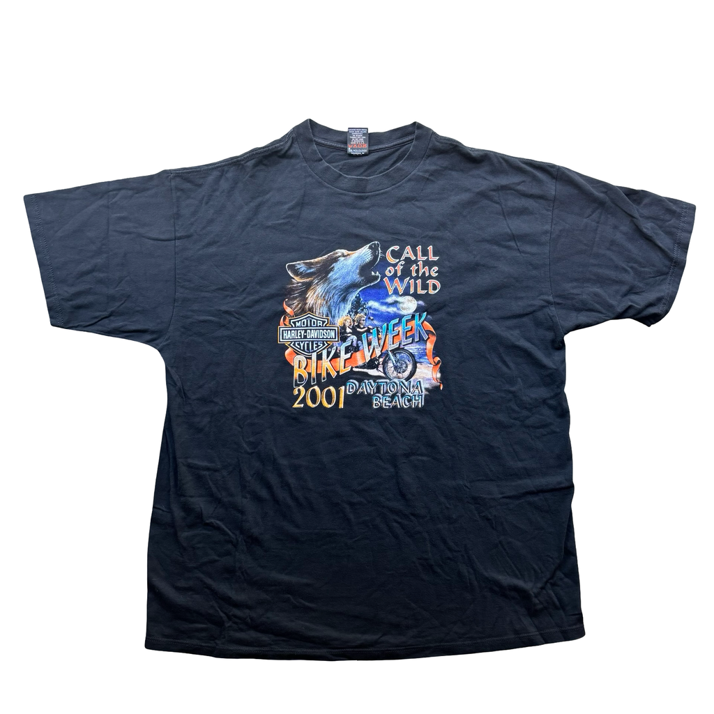 Y2K Harley Call of the Wild Bike Week Tee Size XXL