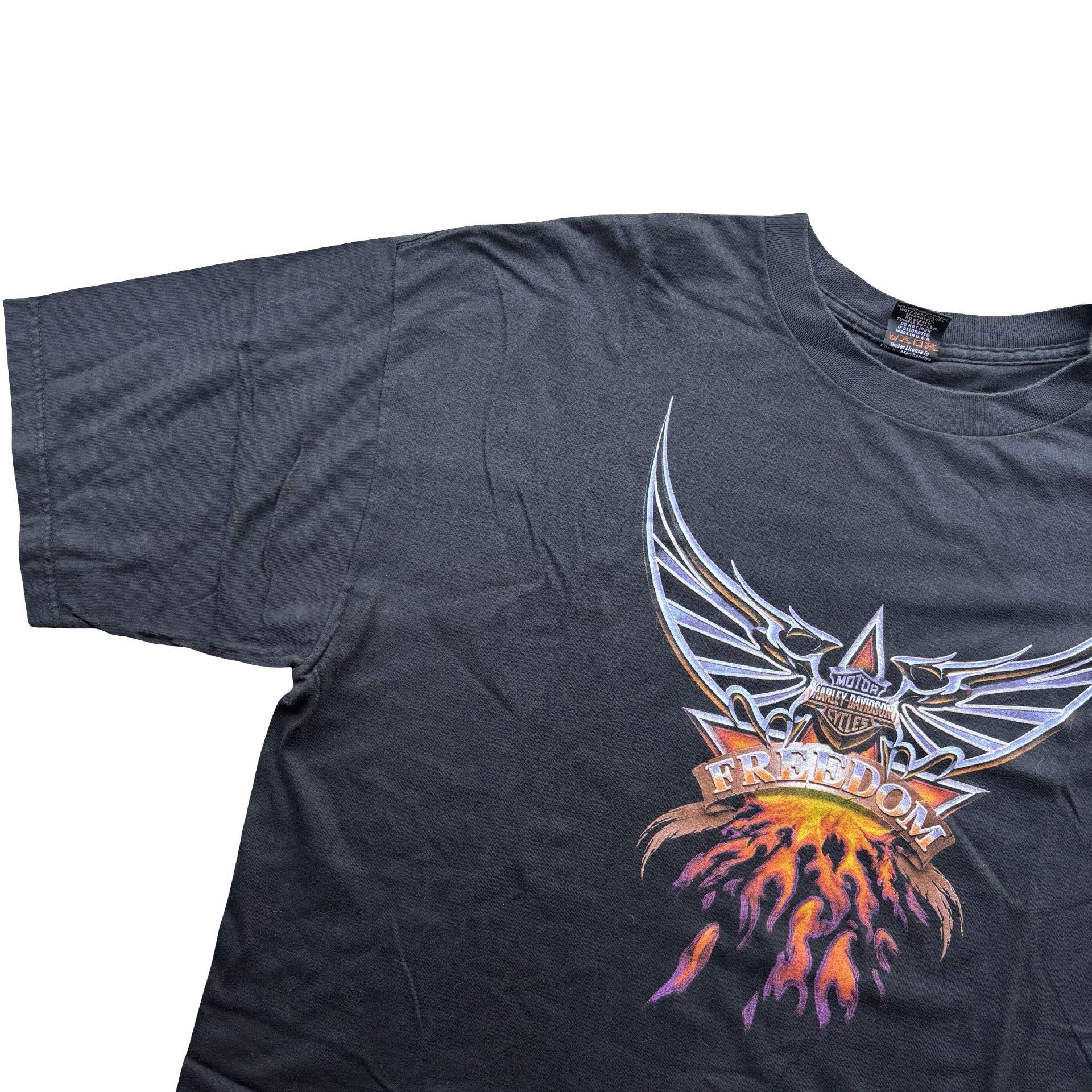 90’s Harley Freedom Chrome Wings Tee Size XXL