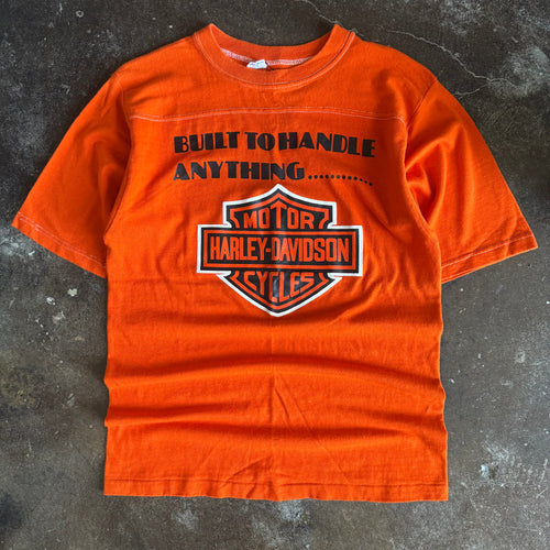 70’s Champion Harley Racing Jersey “Built to Handle” Tee (M/L)