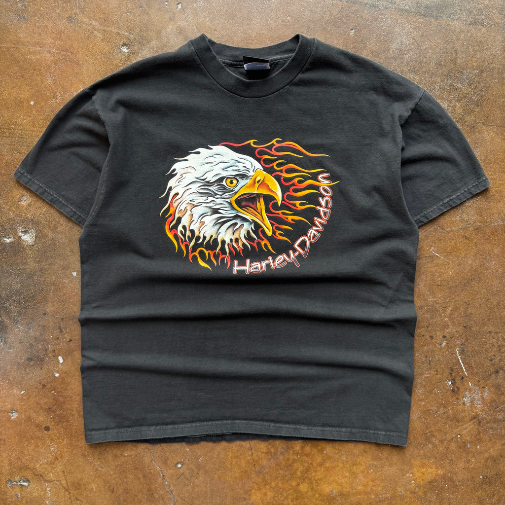 90’s Harley Flaming Eagle Tee (XL)