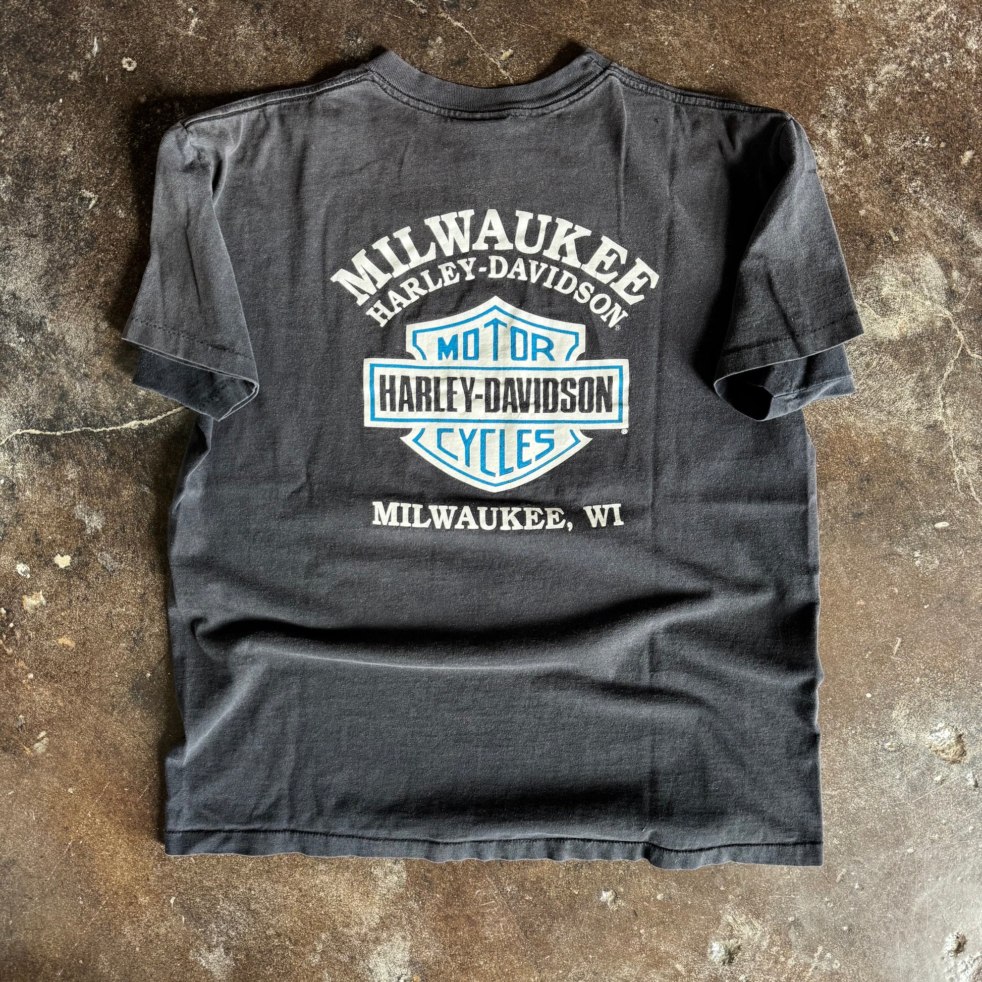90’s Harley Legends Live Milwaukee Sun Faded Tee (L)