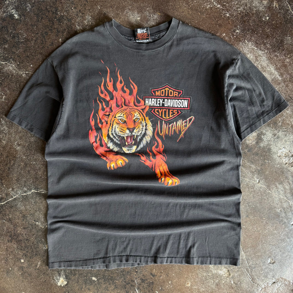 90’s Harley Untamed Tiger Arizona Sun Faded Tee (XL)