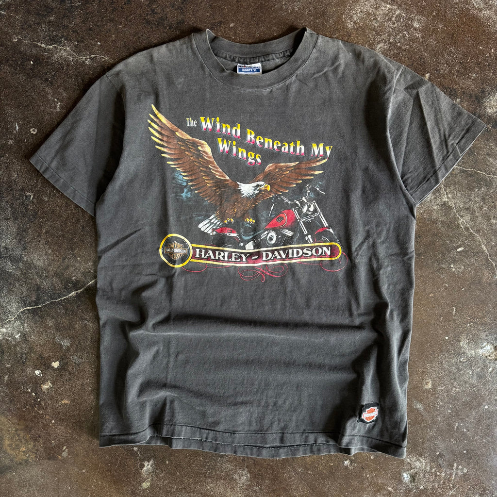 80’s Harley Wind Beneath My Wings Sun Faded Tee (XL)