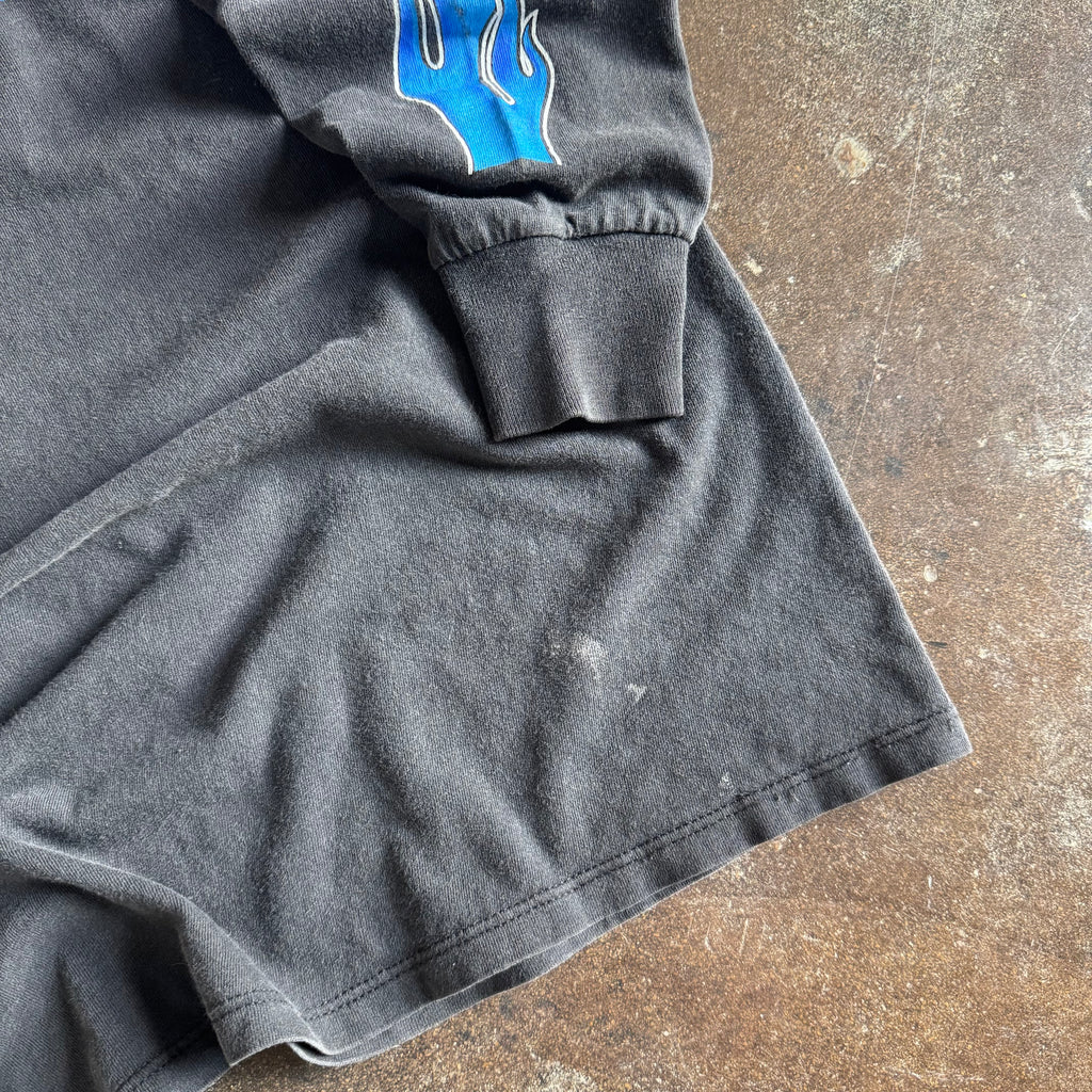 90’s Harley Blue Flame Emblem Longsleeve (XL)