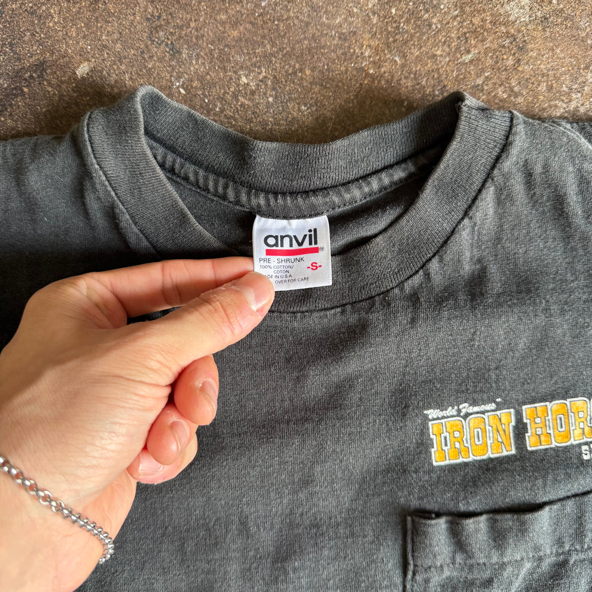 90’s Iron Horse Scorpion Whiskey Pocket Tee (S)