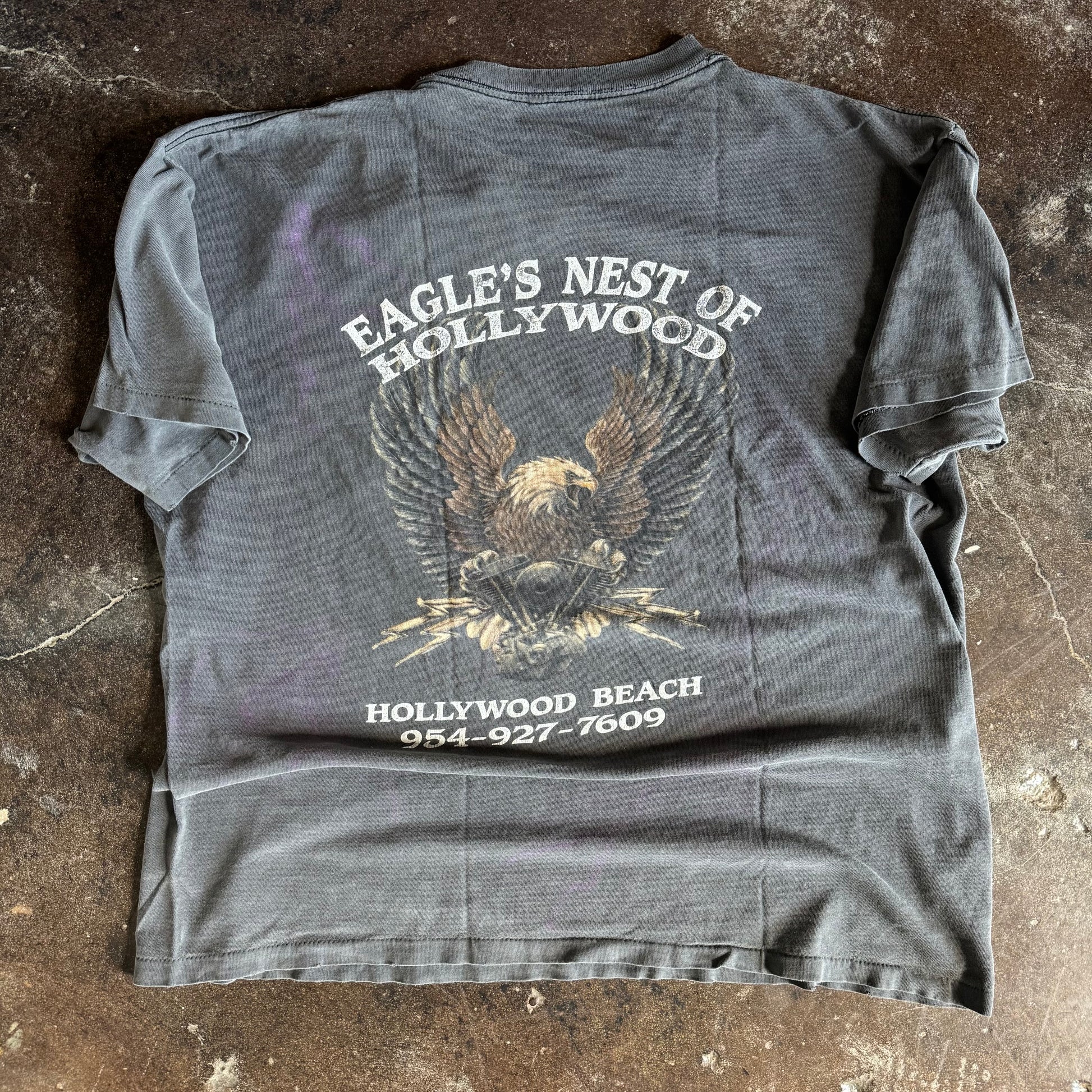 90’s V Twin Sun Faded Lightning AOP Tee (XL)