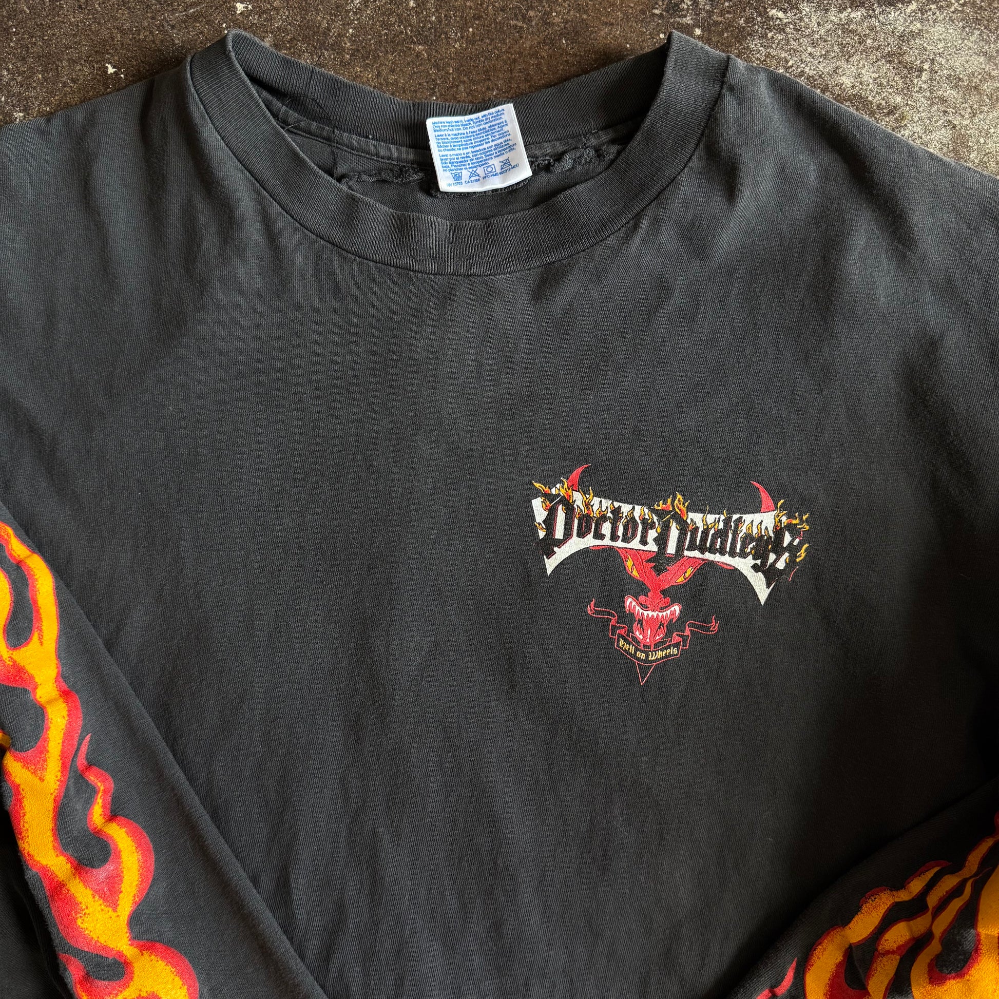 90’s Dudley Perkins “Doctor Dudley’s” Flame Longsleeve (XL)