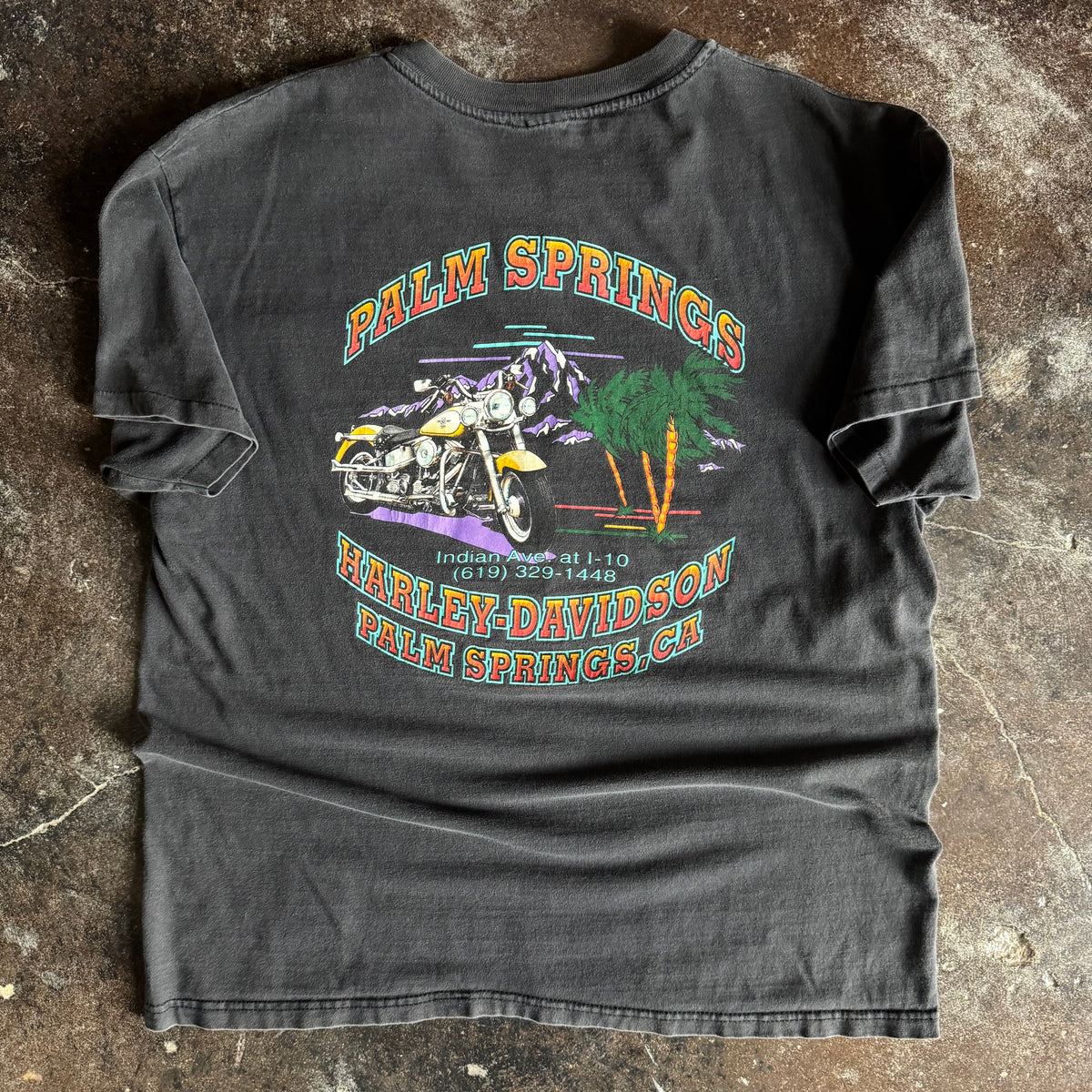 90’s Harley Snake Chain Pocket Tee (XL)