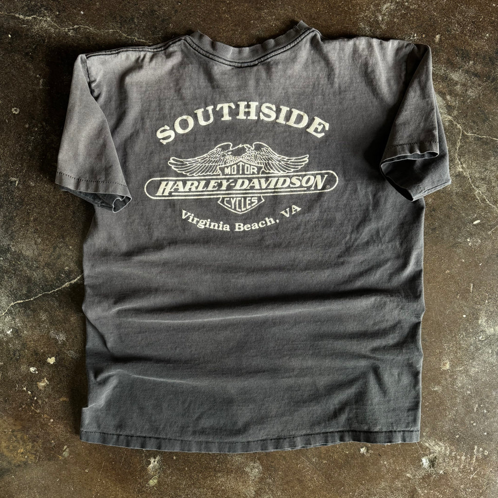 90’s Harley Low Rider Virginia Beach Sun Faded Tee (L)