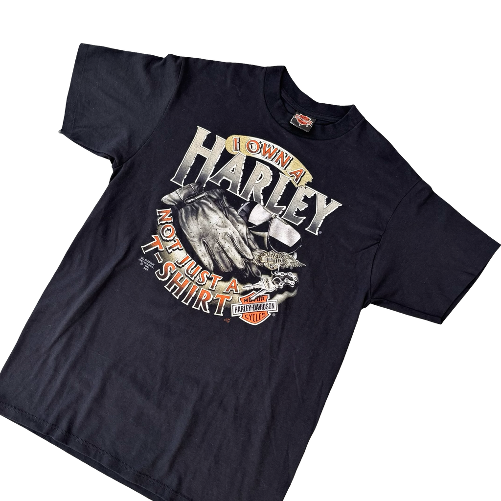 90’s Harley “Not just a shirt” 3D Emblem Tee Size L