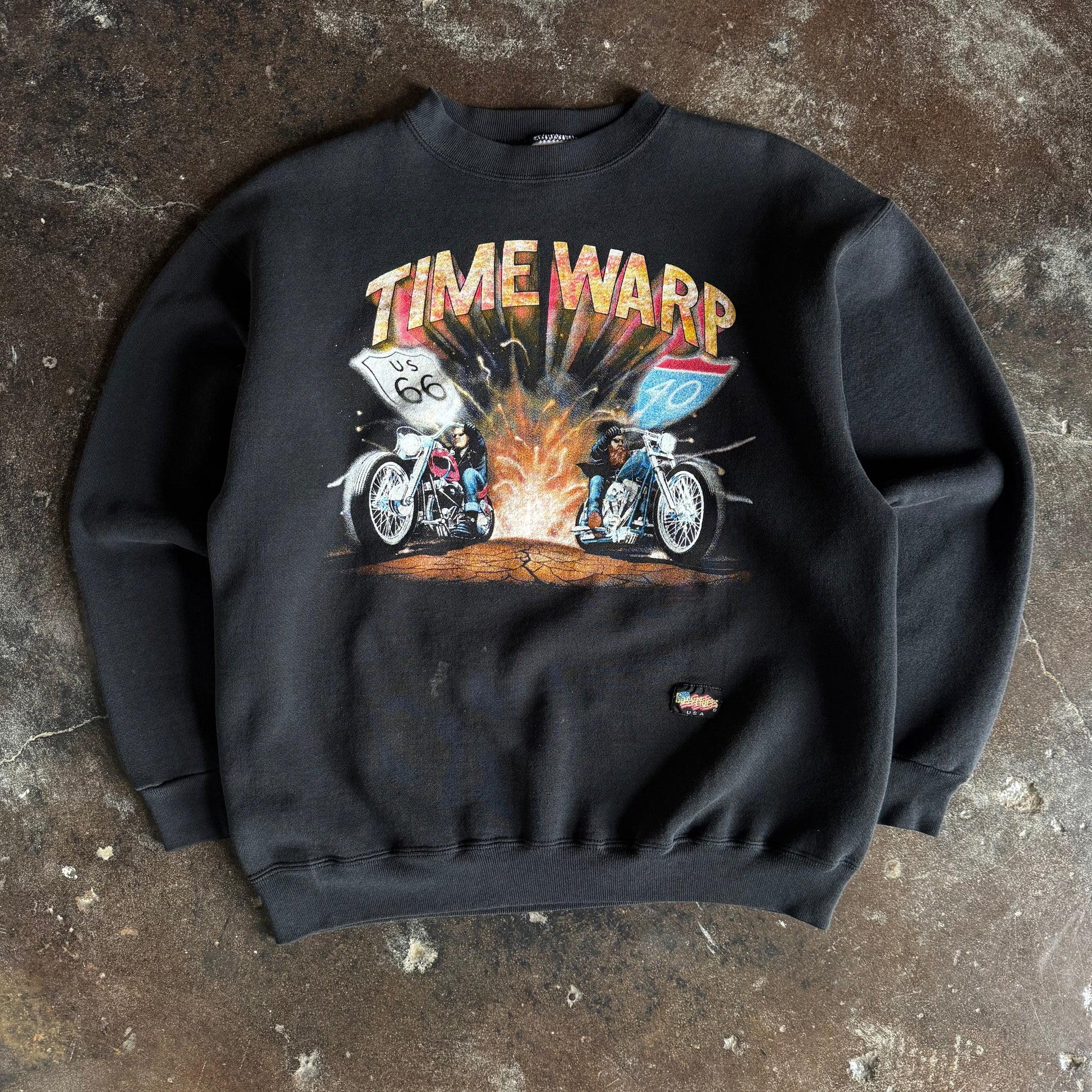 90’s David Mann Easyriders Time Warp Crewneck (L)