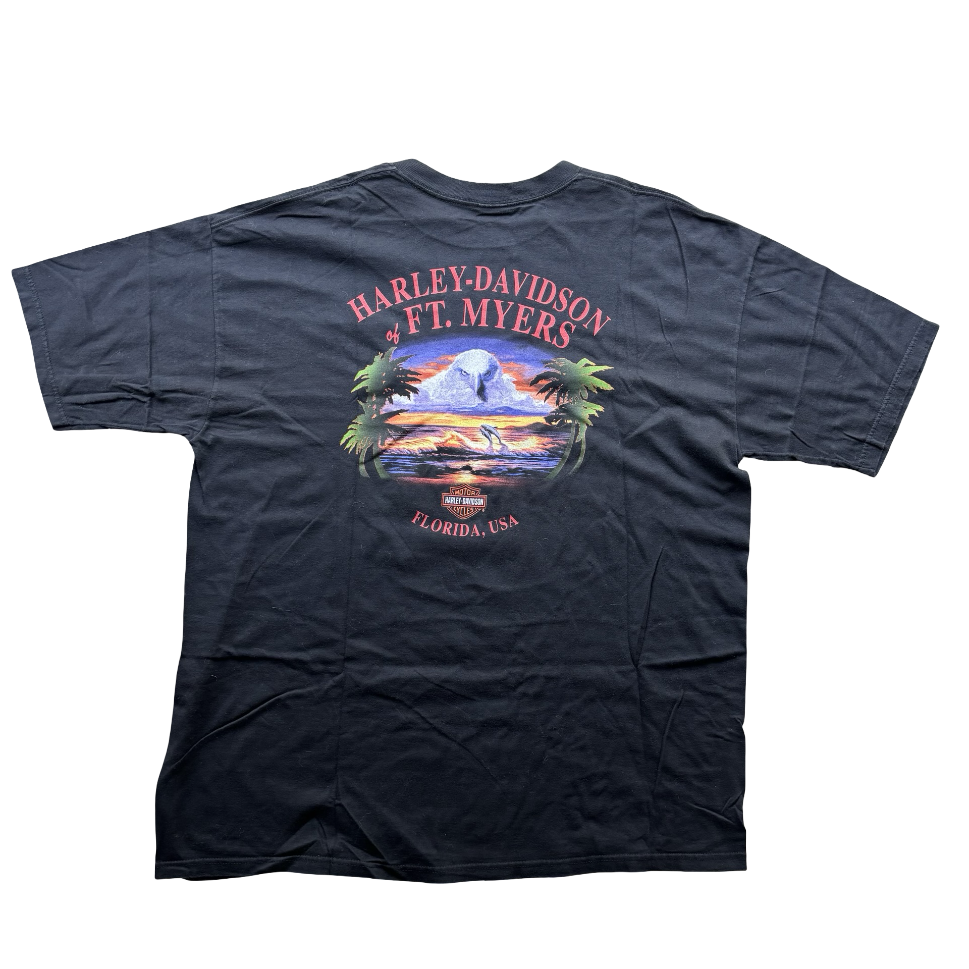 90’s Harley Freedom Chrome Wings Tee Size XXL