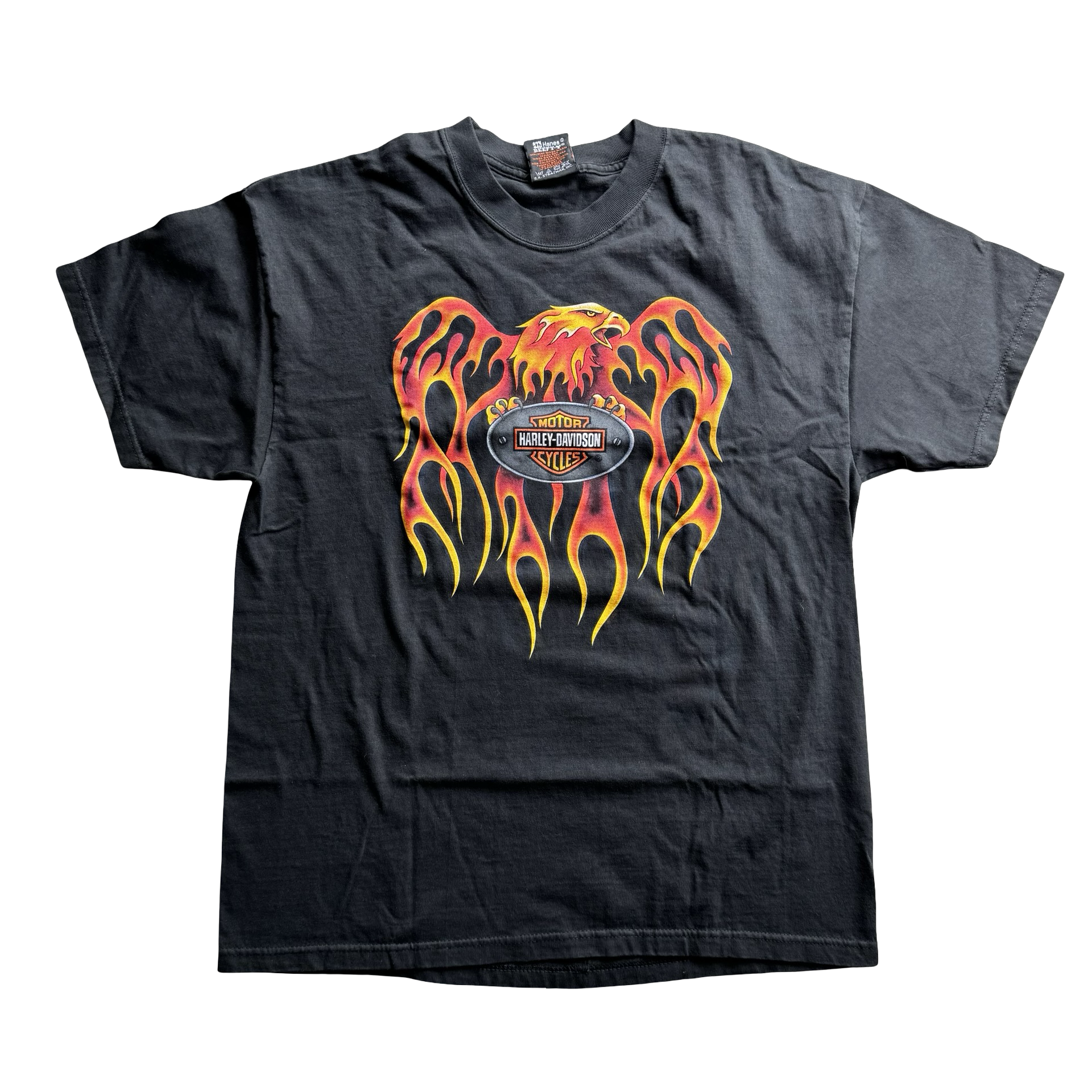 90’s Harley Flaming Eagle Texas Dealer Tee Size L