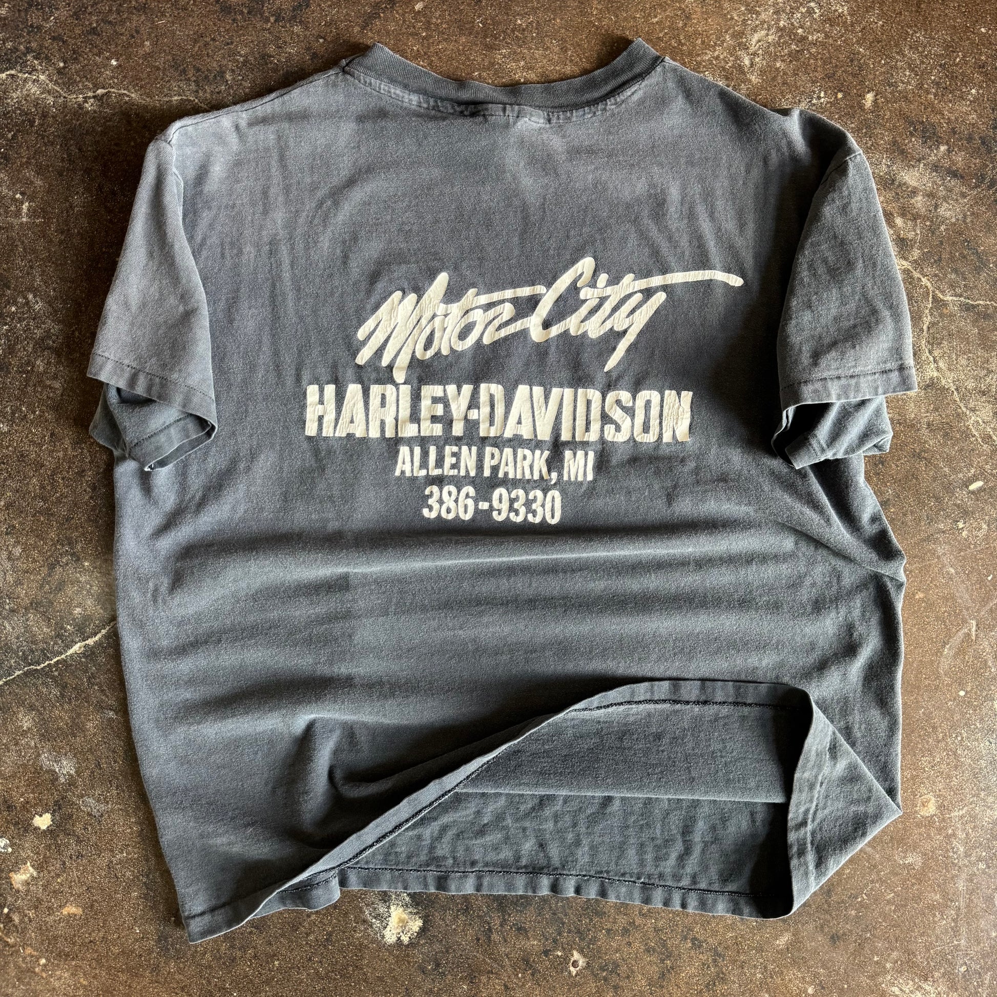 80’s Harley V-Twin Sun Faded Tee (XL)