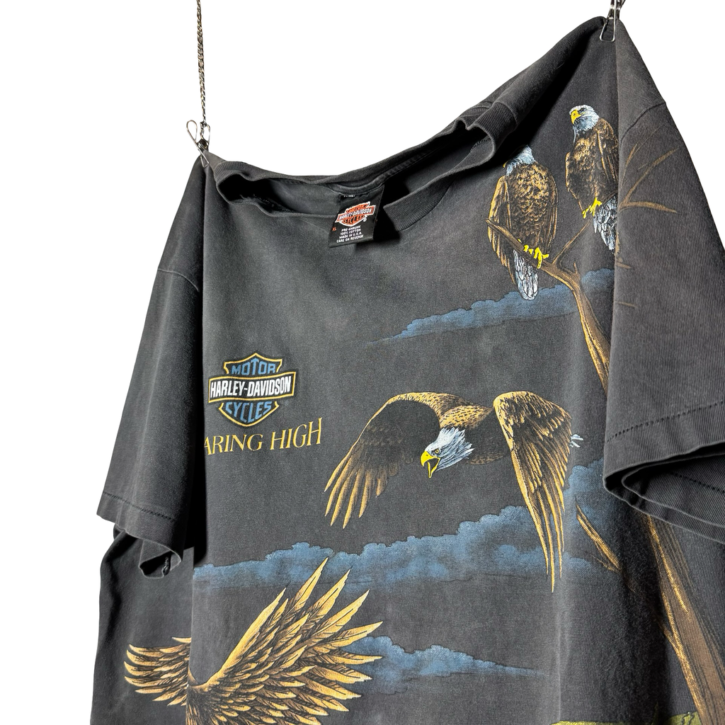 90’s Harley “Soaring High” AOP Eagle Tee Size XL