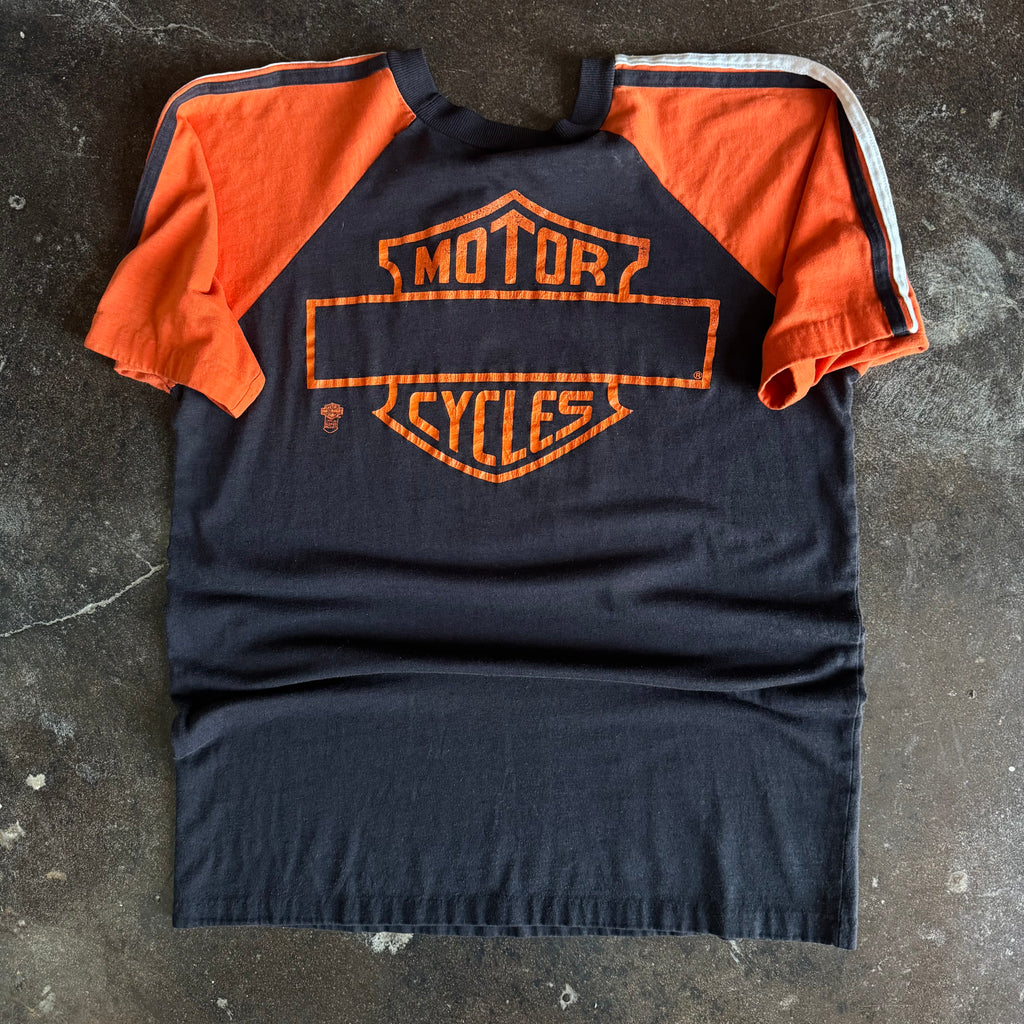 80’s Harley “Bikers Only” Racing Jersey Tee (L)