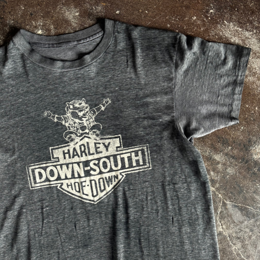 80’s Down South Harley Hoe Down Hog Tee (L)