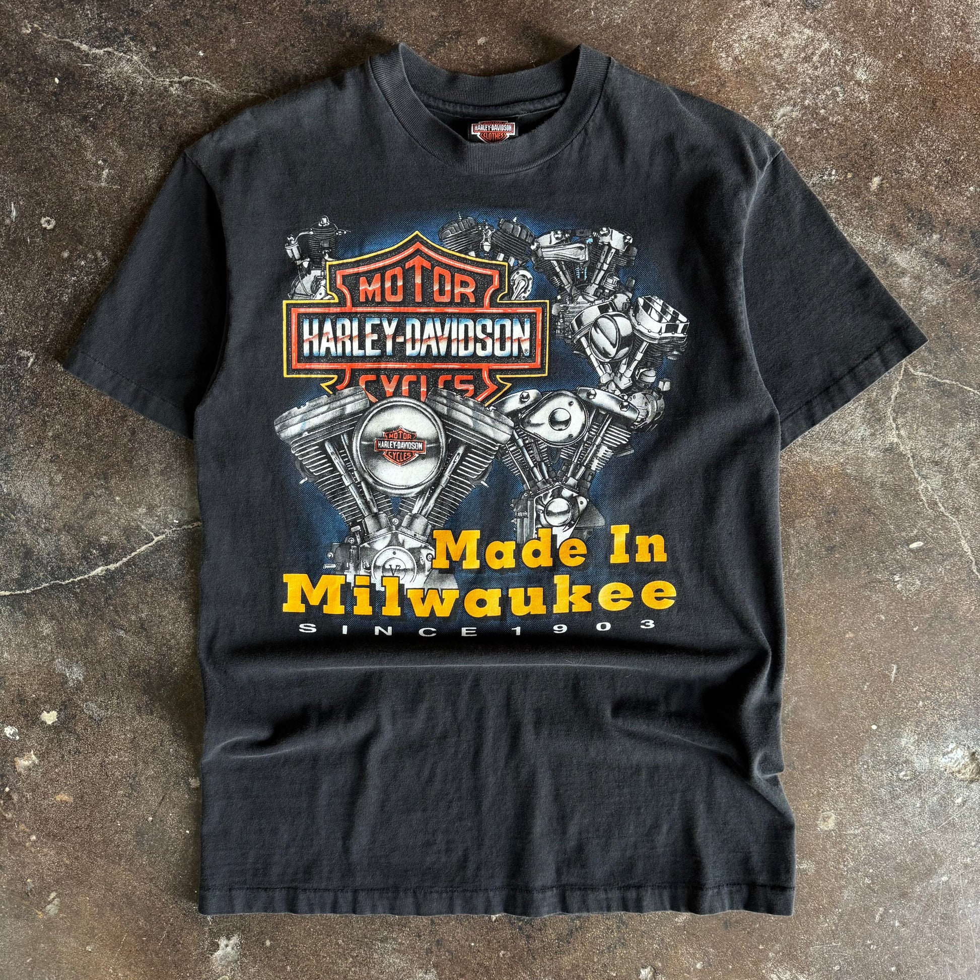 90’s Harley Made In Milwaukee Vallejo CA Tee (M/L)
