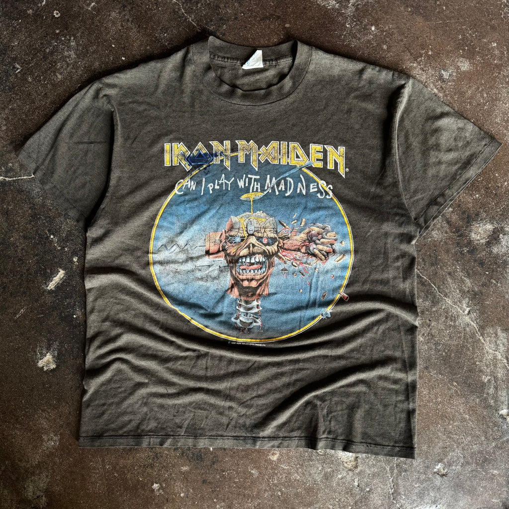 80’s Iron Maiden Play With Madness Band Tour Tee (XL)