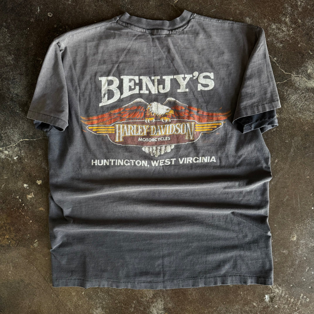 80’s Harley Screamin’ Eagle WV Sun Faded Tee (XL)