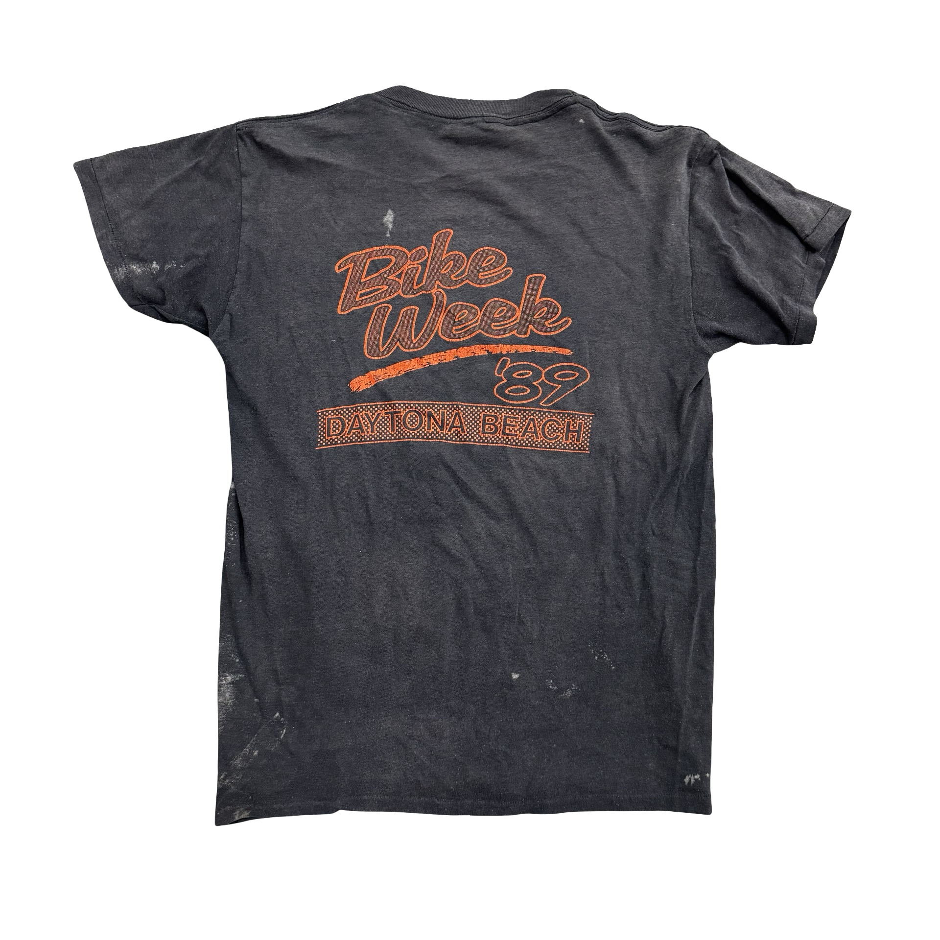 80’s Last Biker Wizard 3D Emblem Tee Size L