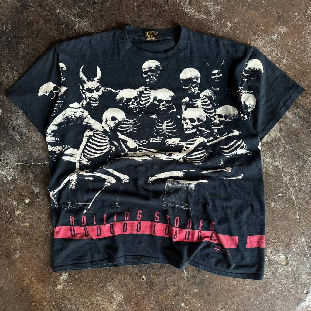 90’s Rolling Stones Skeleton AOP Band Tee (XL)