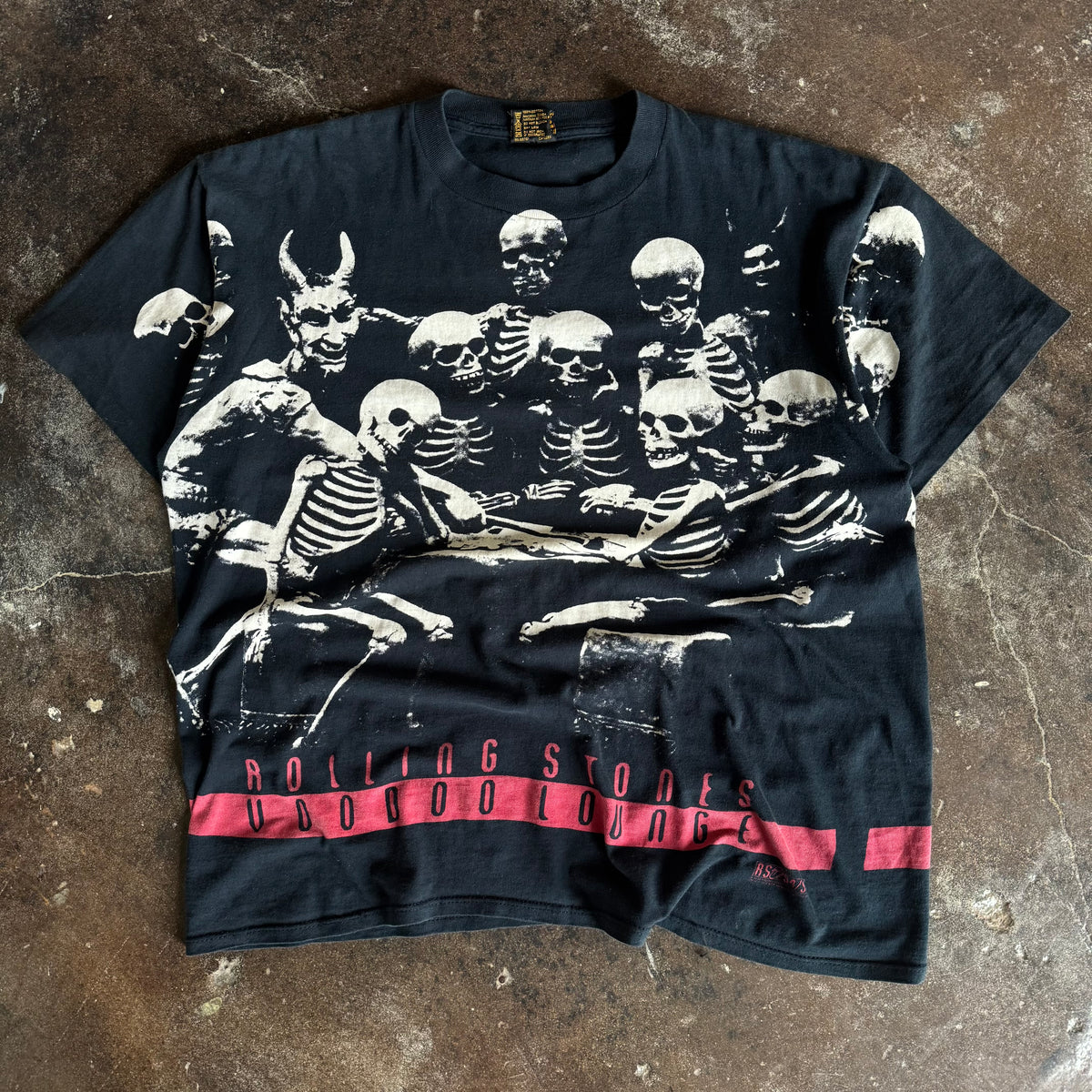 90’s Rolling Stones Skeleton AOP Band Tee (XL)