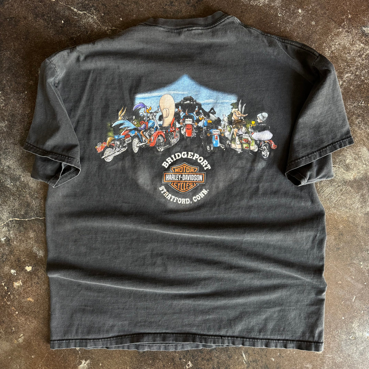 Y2K Harley Looney Tunes Soft Tail Tee (XL)