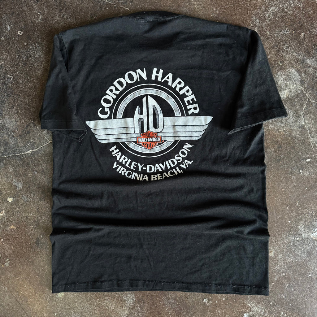 80’s Harley “Rider By Choice” VA Beach Pocket Tee (L)