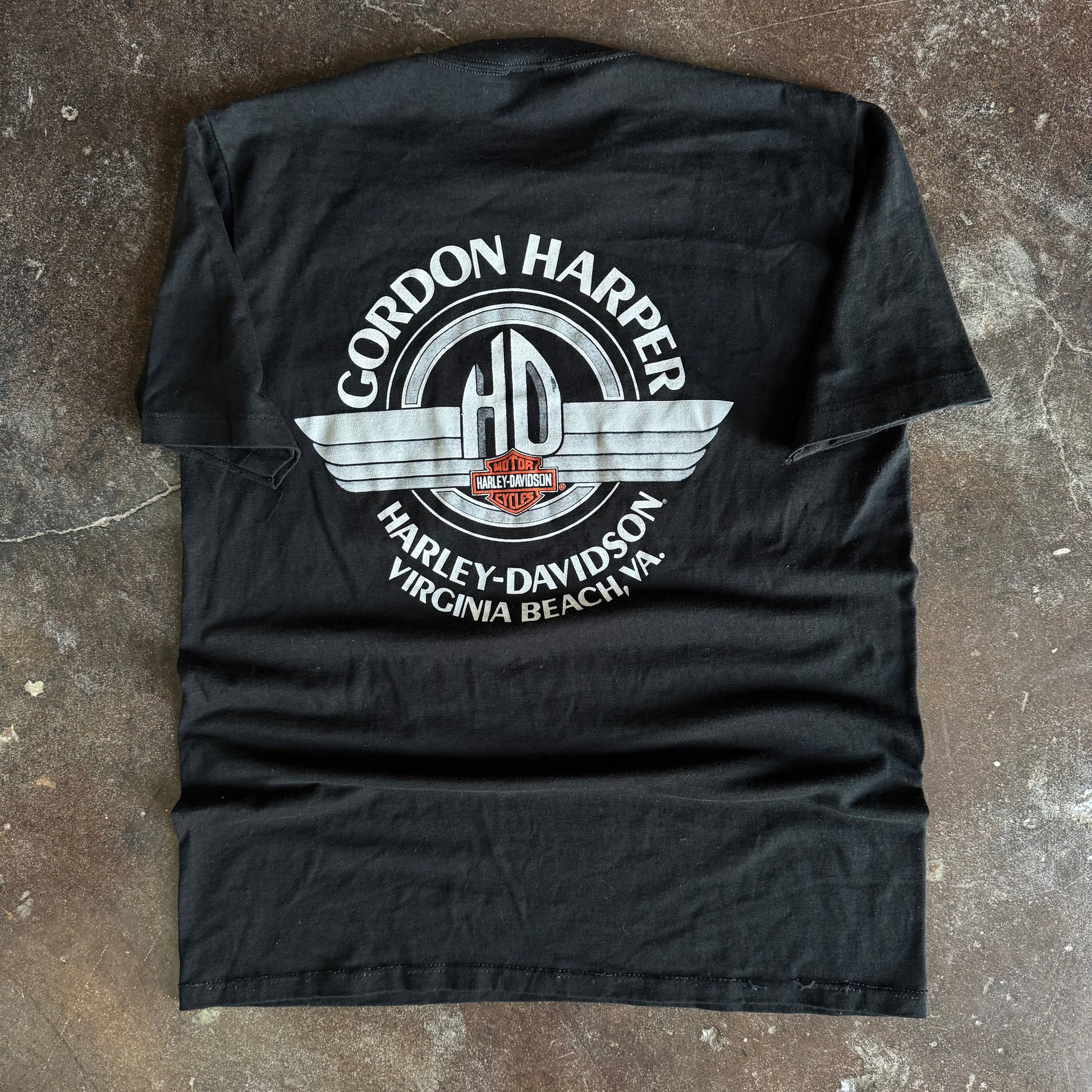 80’s Harley “Rider By Choice” VA Beach Pocket Tee (L)