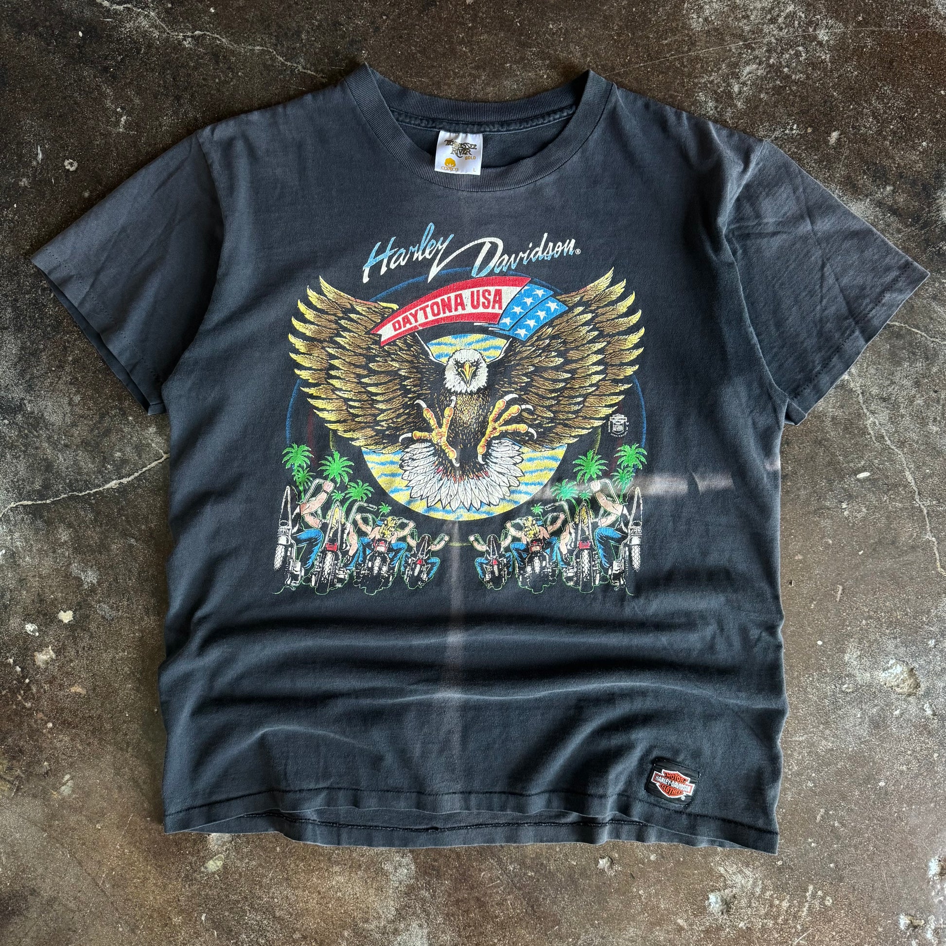 90’s Harley Davidson Daytona Bike Week Faded Tee (L)