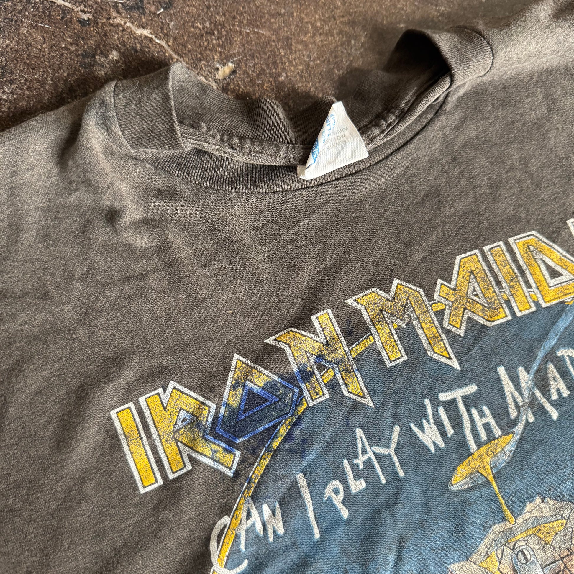 80’s Iron Maiden Play With Madness Band Tour Tee (XL)